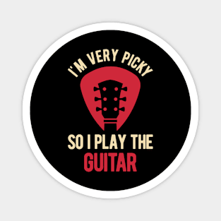 Funny Guitar Guitarist Player Magnet